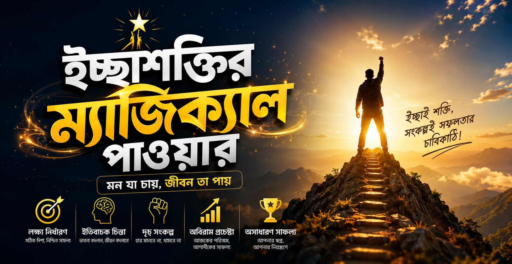 ইচ্ছাশক্তির ম্যাজিক্যাল পাওয়ার